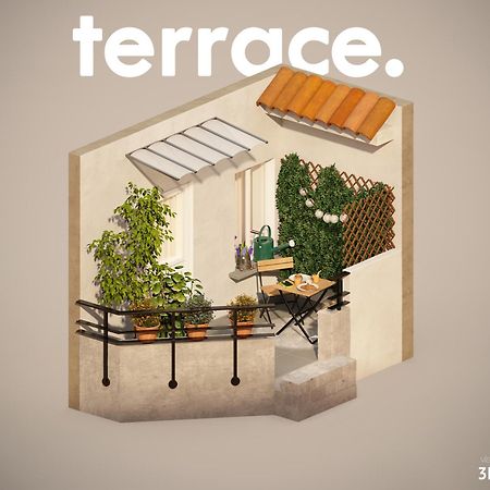 Studio Terrasse Privee 5 Min To Eiffel Tower Paris Exterior photo