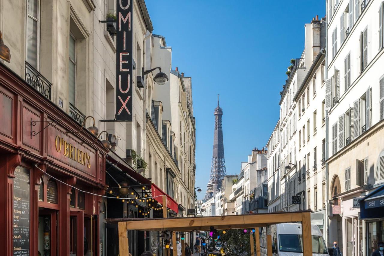 Studio Terrasse Privee 5 Min To Eiffel Tower Paris Exterior photo